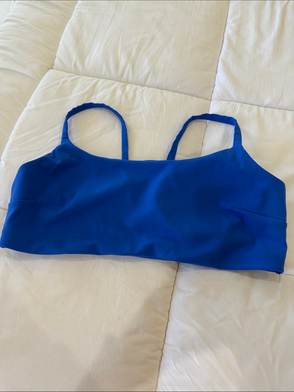 lululemon athletica Cobalt Blue Scoop Athletic Top